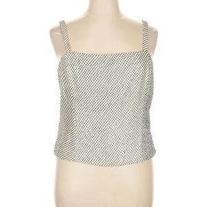 Doncaster silk Women’s beaded Square Neck Tank Top